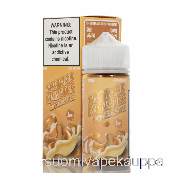 Vape Nesteet Butterscotch - Vaniljakastikehirviö - 100ml 0mg